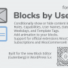 Blocks by User Role for WordPress