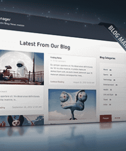 Blog Manager Module for CMS pro