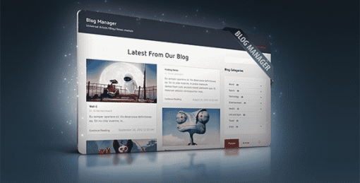 Blog Manager Module for CMS pro
