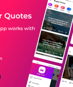 Blogger Quotes App - Android Quotes App with Admob Ads