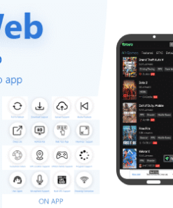 Blue Web App, Smart WebView Multi URL Support + Admob