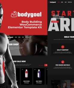 Body Goal - Body Building WooCommerce Elementor Template Kit