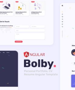 Bolby - Personal Portfolio Angular Template