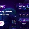 Bonx - React JS Gaming Website Template with Gatsby