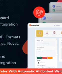 Book Blaze - Book, PDF Generator With Automatic AI Content Writer Laravel Script