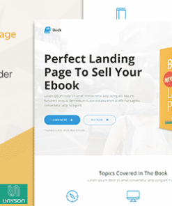 Book - Responsive Ebook Landing Page WordPress Theme