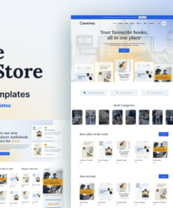 BookChimp - Online Book Store Website Elementor Template Kit