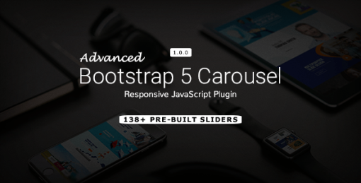Bootstrap 5 Carousel Responsive JavaScript Plugin
