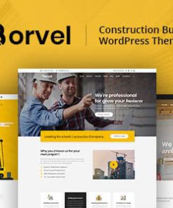 Borvel - Construction Building Company WordPress Theme