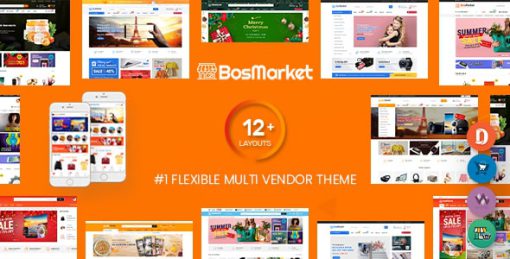 BosMarket - Flexible Multivendor WooCommerce WordPress Theme (12 Indexes + 2 Mobile Layouts)