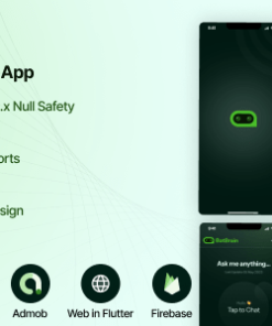 Botbrain – ChatGPT Flutter APP with InApp-purchase  and admin panel