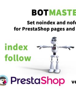 BotMaster - set noindex and nofollow for PrestaShop pages and categories