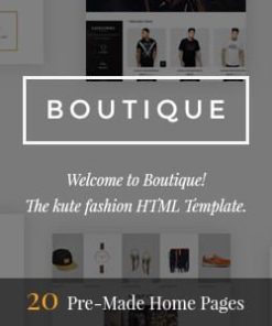 Boutique - Kute Fashion HTML Template