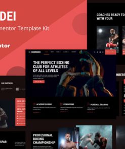 Boxingdei - Boxing Club Elementor Pro Template Kit