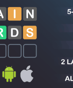Brain Words - Construct 3 - .c3p - HTML5 - Full Game
