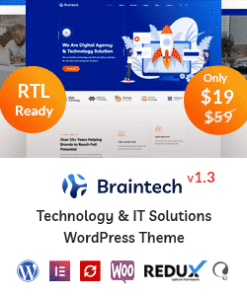 Braintech - Technology & IT Solutions WordPress Theme