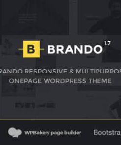 Brando Responsive and Multipurpose OnePage WordPress Theme