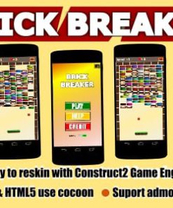 Brick Breaker Mobile Game Android/ Ios/ HTML5 + Admob