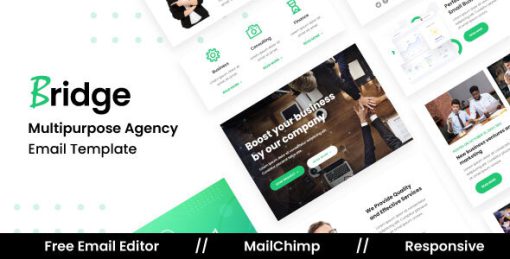 Bridge Agency - Multipurpose Responsive Email Template