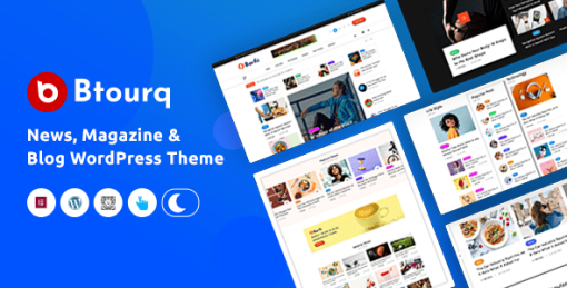 Btourq - WordPress News Magazine Theme