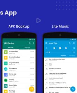 Bundle 4 Android Apps (CPU-X, APK Backup, Lite Music, dotPDF)