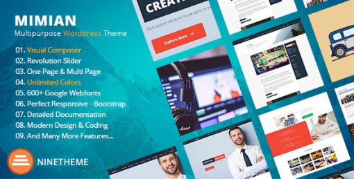 Business Responsive WordPress Theme - Mimian