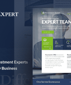 Business Template for Investment Experts in Financial Consultancy