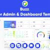 Buzz - Flutter Admin Panel | Flutter PWA | Flutter Admin Dashboard Template | Flutter Web Responsive