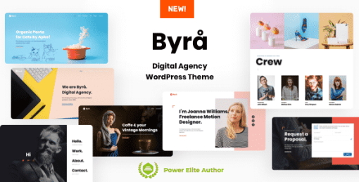 Byra - Personal Portfolio WordPress