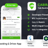 Cab Booking Android + iOS App Template | 2 Apps Passenger  + Driver | Cabira | Flutter