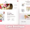 Cake Boutique - Cake Elementor Template Kit