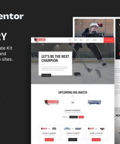 Calgary – Hockey Team & Sports Club Elementor Template Kit