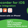 Call Recorder for iOs with Twilio Integration