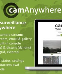 camAnywhere Video Camera Surveillance WebConsole