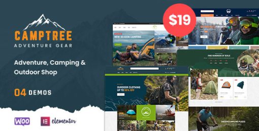 Camptree - Outdoor WordPress Theme