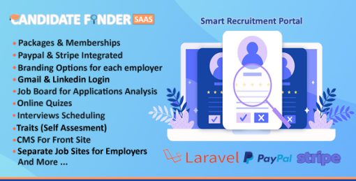 Candidate Finder SaaS - Smart Recruitment Portal