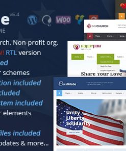 Candidate - Political/Nonprofit/Church WordPress Theme