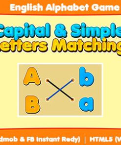 Capital & Simple Letters Matching (Construct 3 | C3P | HTML5) Admob and FB Instant Ready