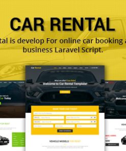 Car Rental - Cab Booking Laravel Script