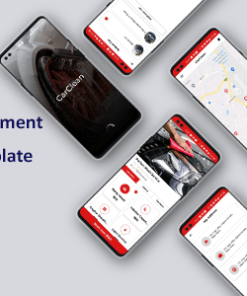 Car Service Appointment Booking Android App Template + iOS App Template | React Native | CarClean