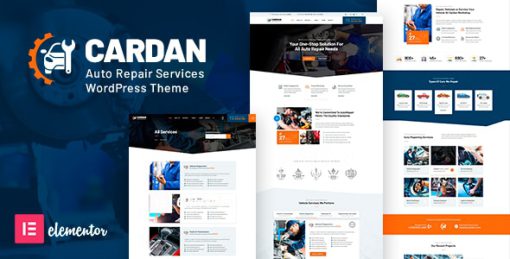 Cardan - Auto Repair WordPress Theme