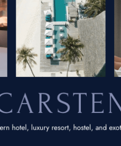 Carsten - Hotel Booking WordPress Theme