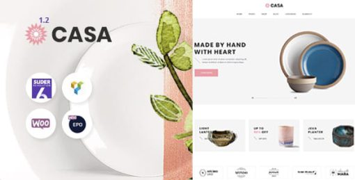 Casa - Furniture Ceramics WooCommerce Theme