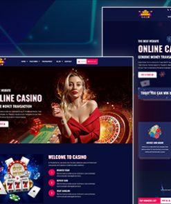 Casina - Online Casino And Gambling HTML Template