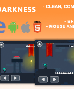 Castle Of Darkness. Mobile, Html5 Game .c3p (Construct 3)