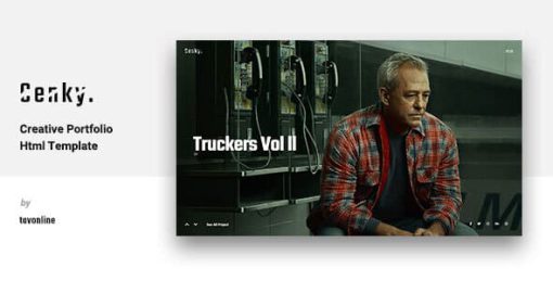Cenky - Creative Portfolio Ajax Template