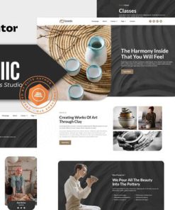 Ceramiic - Pottery & Ceramics Studio Elementor Template Kit