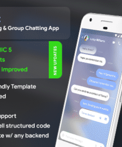 Chat & Group Chatting Android App Template + iOS App Template | HTML + Css IONIC 5 | WooChat