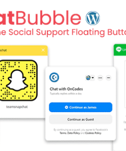 ChatBubble - All in One Social Support Floating Button