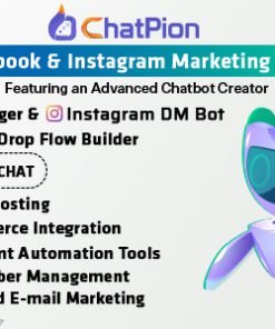 ChatPion: AI Chatbot for Facebook, Instagram, eCommerce, SMS/Email & Social Media Marketing (SaaS)